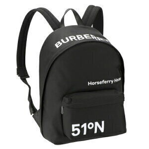 Burberry Backpack Black WHITE